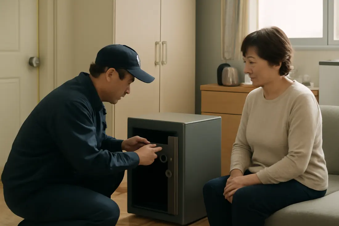 금고 개방 / 금고 열쇠 제작 작업 이미지