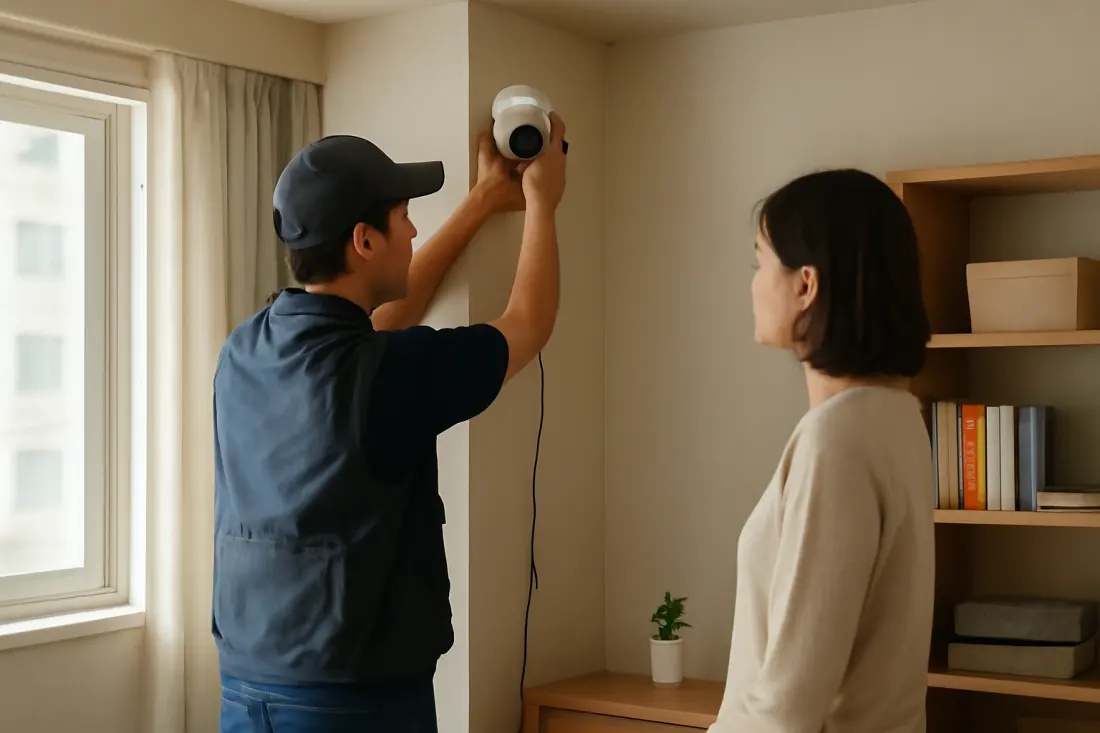 CCTV 설치 / AS 작업 이미지