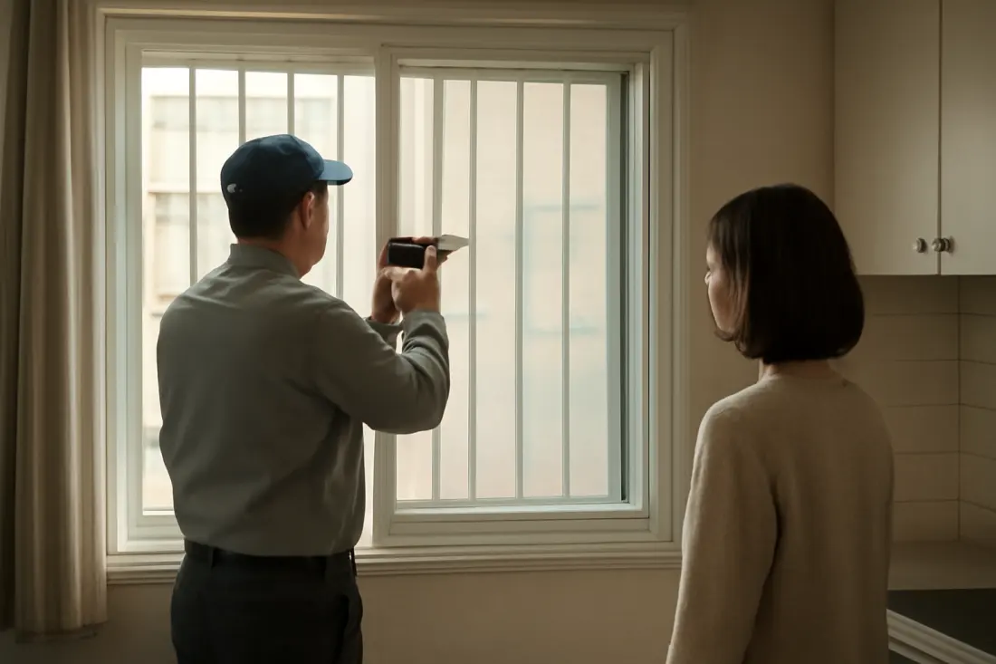 방범창 / 방범문 설치 작업 이미지