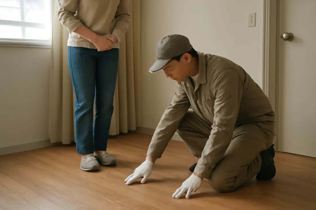 마루 / 바닥재 시공 작업 이미지