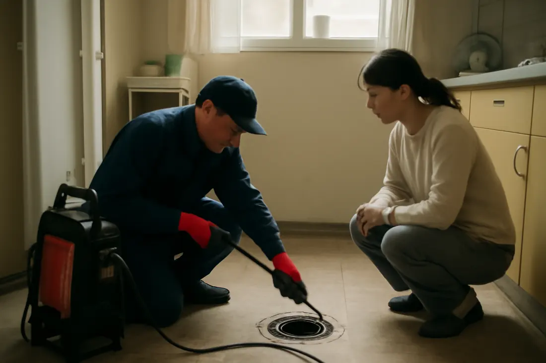 고압 세척 / 배관 내시경 작업 이미지