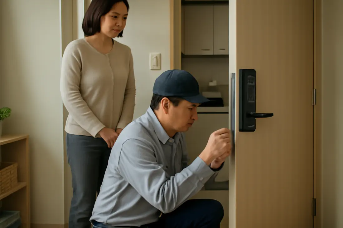 도어락 설치 / 교체 작업 이미지