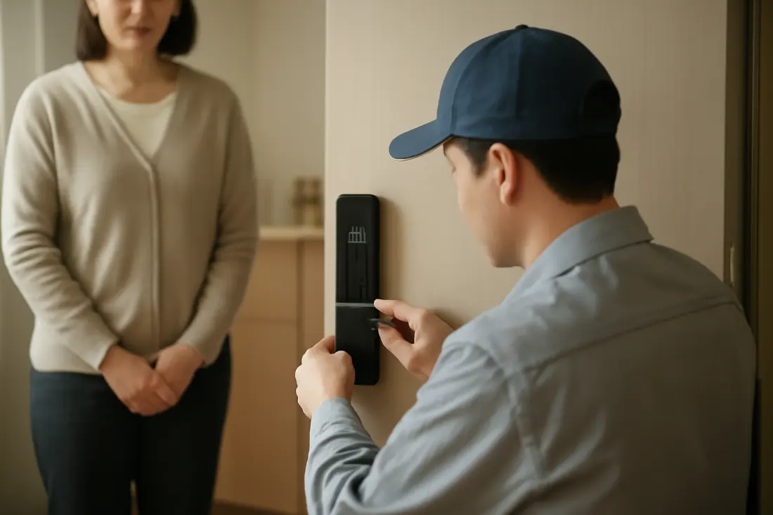 도어락 설치 / 교체 작업 이미지